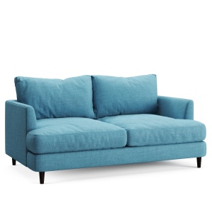 Soft Sofa Fabric Blue 02