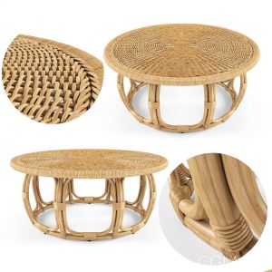 Anguilla Rattan Coffee Table