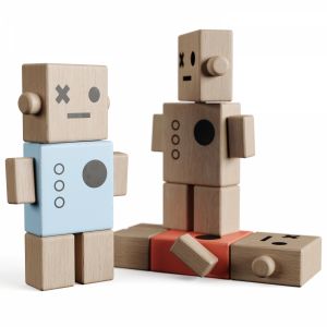 Wooden Toy Robot