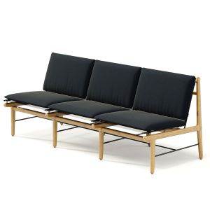 DWR Finn Outdoor Three-seater Sofa