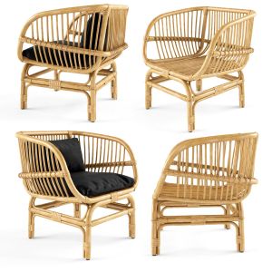 Nordal Lounge Chair Natural Rattan