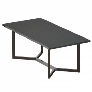 Verge Black Live Edge Dining Tables