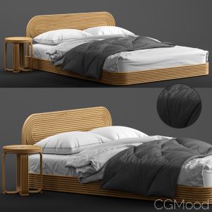 Ria Rattan Bed