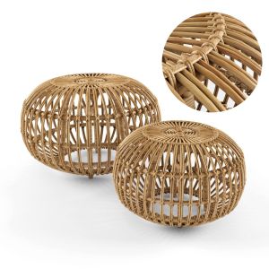 Sika-design Franco Albini Ottoman Rattan