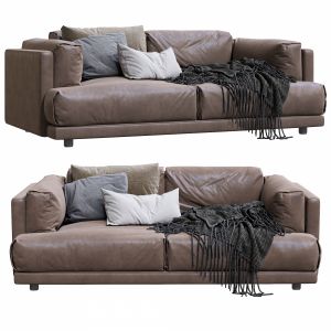 Living Divani Leather Sofa Family Lounge