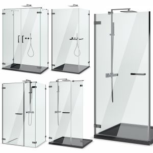 Cabin Showers Radaway | Arta Black Set 102