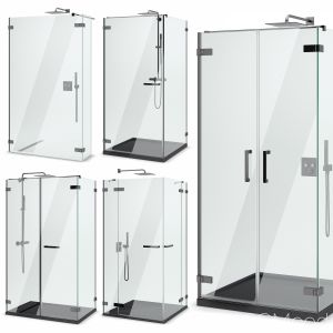 Cabin Showers Radaway | Arta Black Set 103