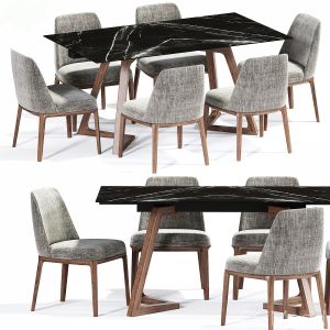 Poliform Sophie Dining Chair Table