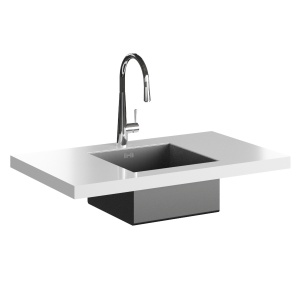 Smeg Md14cr Tap And Vstq40-2 Undermount Sink