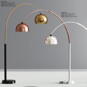 Modern Pacific Coast Arc Floor Lamp