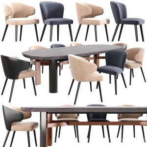 Modrest Carlton Dining Chair Table