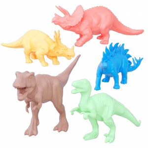 Collection Of Colored Dinosaurs