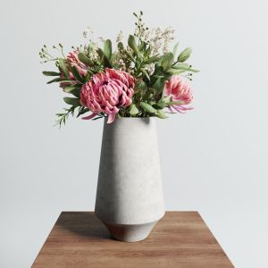 Chrysanthemum Vase Set