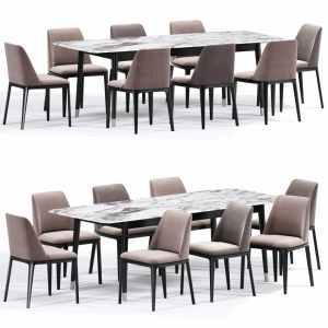 Poliform Grace Dining Chair Table