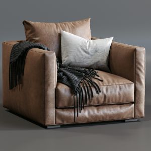 Leather Armchair Tango By Marac