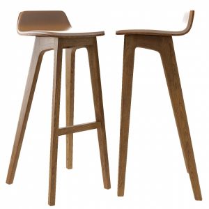 Morph Bar Stool Chair Wood