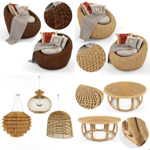 furniture natural rattan