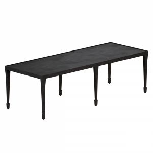 Silviano Rectangular Iron Coffee Table