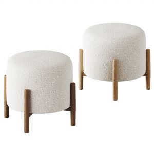 Elroy Sherpa Ottoman By Studio Mcgee