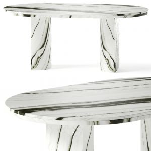 Cb2 Exclusive Julius Oval Marble Dining Table