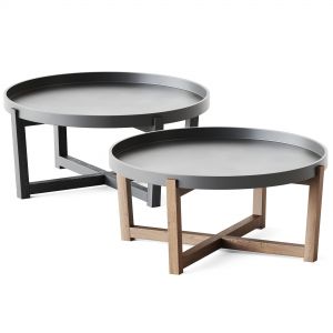 Aster Round Coffee Table Black By Rst Brands