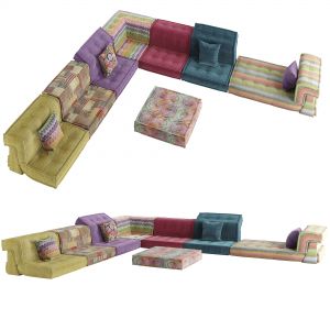 Mah-jong Sofa By Roche Bobois (composition Missoni)