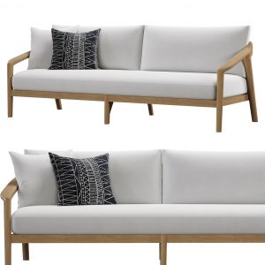 RH | Malta teak sofa