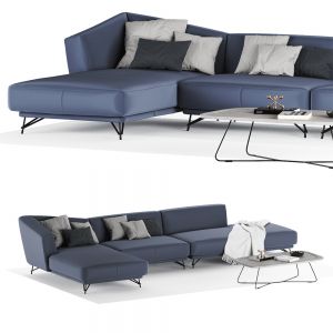 Sofa Ditre Italya Lennox Blue