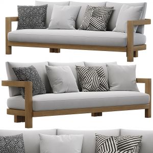 Rh | Portofino Teak Sofa