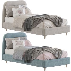 Set 197 Bed Oatmeal Raelynn Upholstered Bed 2