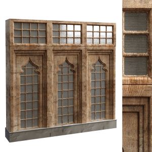 Old Arabic Turkish Door Set 134