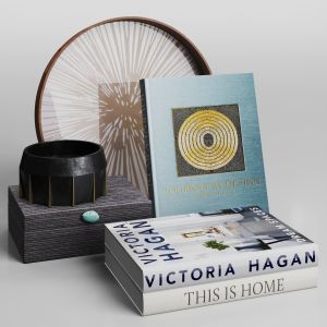 Decorative Set With Katharine Pooley's Book