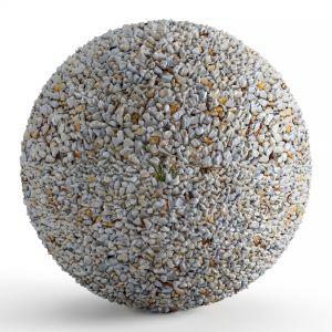 Seamless White Pebble Texture