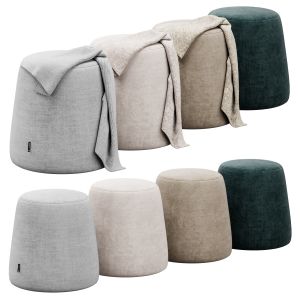 Thimble 500mm Fabric Ottoman