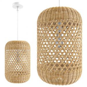 Devlin Rattan Pendant Light