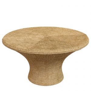 Woven Rope Round Coffee Table