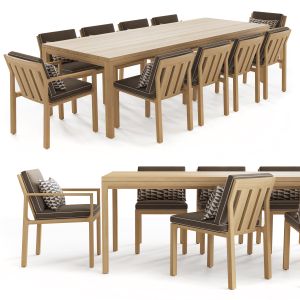 Rhodes Teak Dining Table