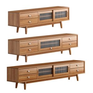 North American Cherry Wood Tv Cabinet