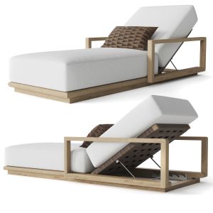 Rh Belize Teak Chaise