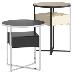 Yomei Minimize Round Plus Bedside Tables