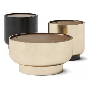 West Elm Drum Coffee Tables