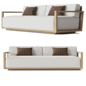 Rh Belize Teak Sofa