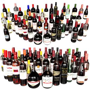 Wine Bottle Collection No4