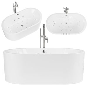 Freestanding Whirlpool Acrylic Bathtub