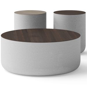 West Elm Two-tone Concrete Coffee Table