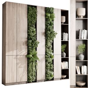 Vertical Wall Garden With Cabinet Furniture Of