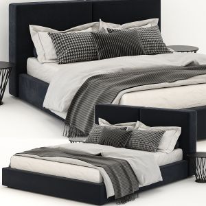 Black Velvet Bed