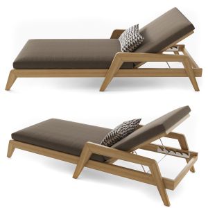 Rh Avila Teak Chaise