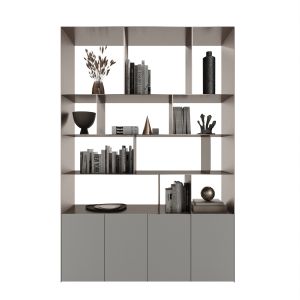 Bookshelf With Decoration