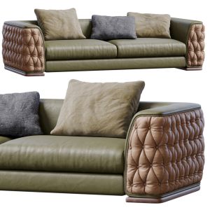 Leather Sofa Plaza By Asnaghi